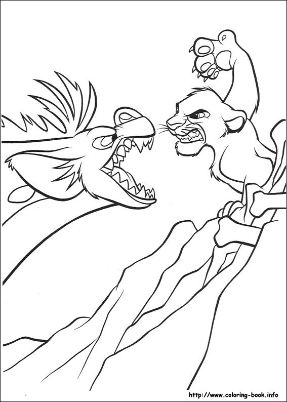 The Lion King coloring picture